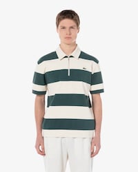 반집업 컬러블록 폴로