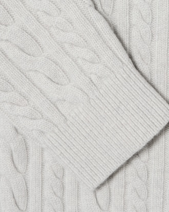 케이블 집업 가디건