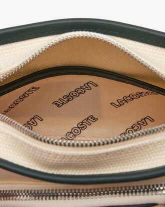 헤리티지 캔버스 (HERITAGE CANVAS) 지퍼 포켓 크로스백