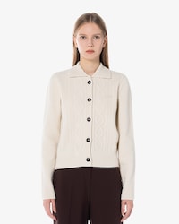 케이블 크롭 가디건