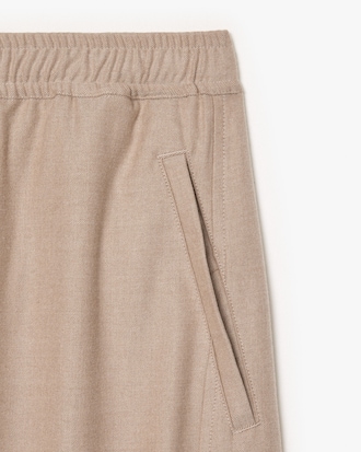 플란넬 와이드 팬츠