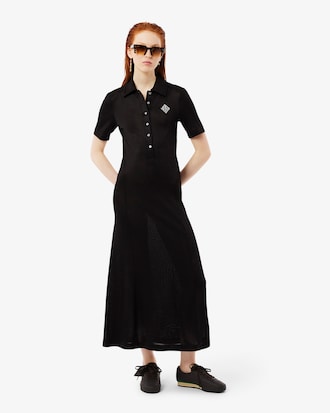 슬림핏 폴로 롱 드레스