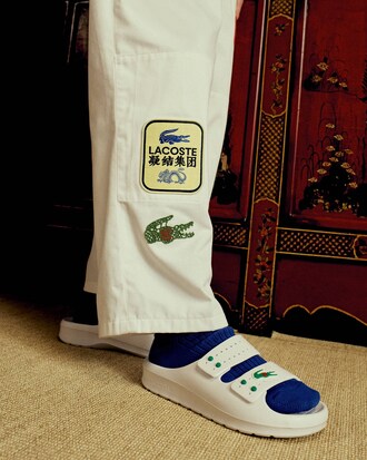 null  - 화이트 / 그린 - Lacoste