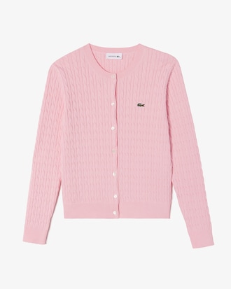 케이블 긴팔 가디건