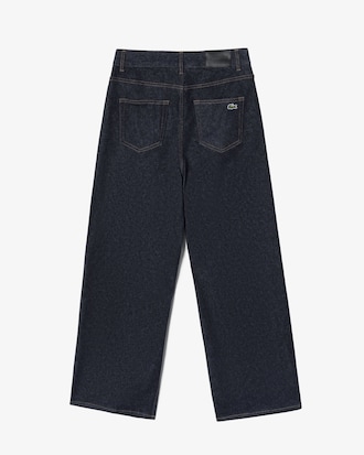 세미 와이드 데님라이크 팬츠