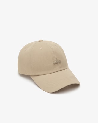 워시드 베이직 컬러 크록 볼캡