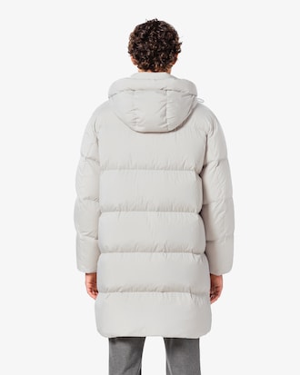 후드 헤비 다운 점퍼