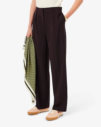 울혼방 투턱 테일러드 팬츠