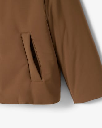 라이트 울 블렌드 오버사이즈 패디드 재킷