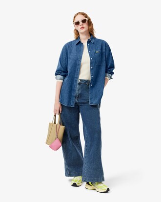 오버사이즈 데님셔츠