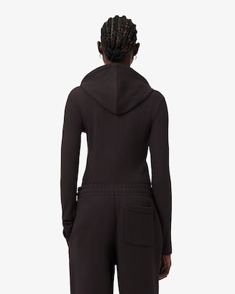 멀티 립 후드 티셔츠