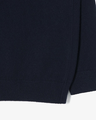 하프 버튼 풀오버