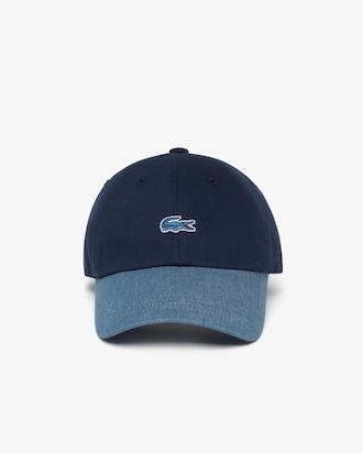 면 트윌 컬러블록 야구모자