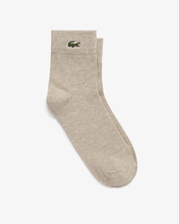 남성 베이직 솔리드 피케 중목 양말