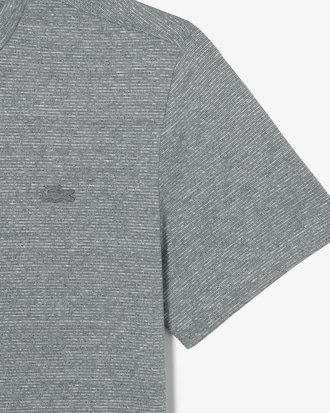 린넨 스트라이프 반팔 티셔츠