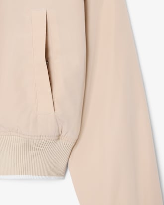 카라 숏 집업 점퍼