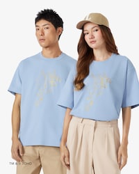 라코스테 X 고질라 킹 기도라 티셔츠