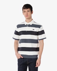 오버핏 밀라노 배색 카라 폴로 셔츠