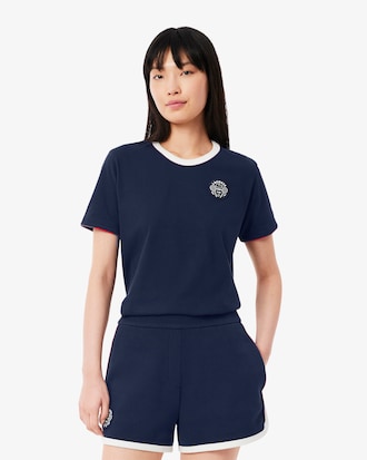 컬러티핑 테니스 그래픽 티셔츠