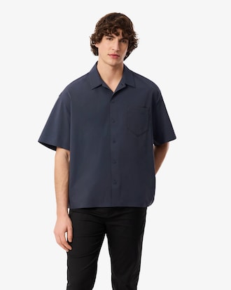 체스트 포켓 디테일 반팔 셔츠