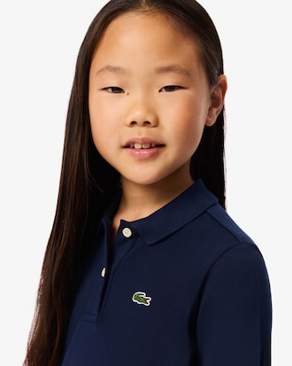 베이직 긴팔 피케 원피스