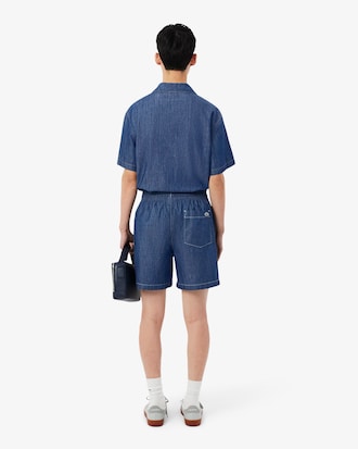 릴랙스 핏 데님 쇼츠