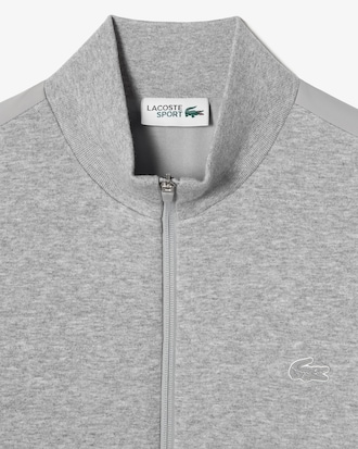 골프 팁핑 하이브리드 풀집업 스웨터