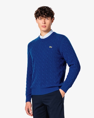 케이블 크루넥 풀오버