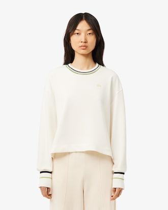 컬러 티핑 릴랙스핏 스웻셔츠