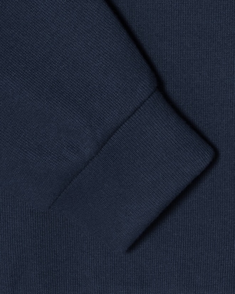 스웨터라이크 반집업 스웻셔츠