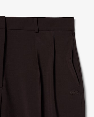 울혼방 투턱 테일러드 팬츠