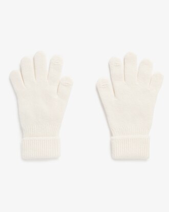 여성 울 케이블 니트 장갑