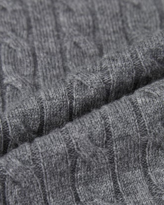 케이블 크루넥 가디건