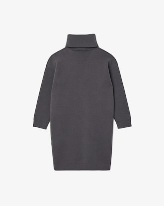 터틀넥 코튼울 원피스