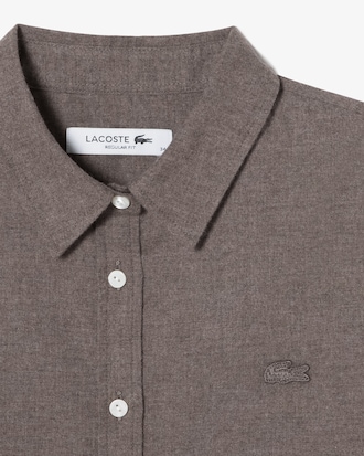 브러쉬드 코튼 셔츠