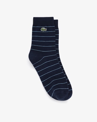 남자 스트라이프 미들 양말