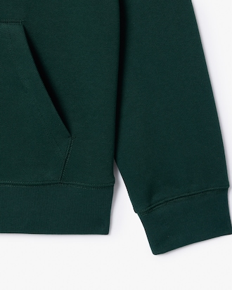 더블페이스 피케 후드 스웻셔츠