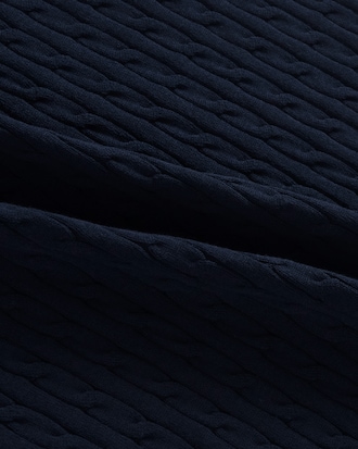 케이블 반팔 스웨터 폴로 셔츠