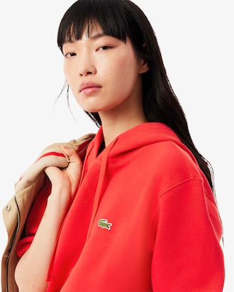 더블페이스 피케 후드 스웻셔츠