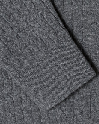 케이블 스웨터 폴로