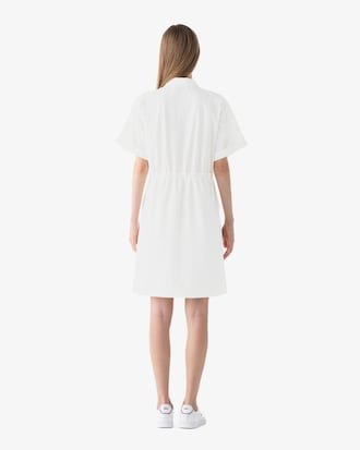 우븐 카라형 드레스