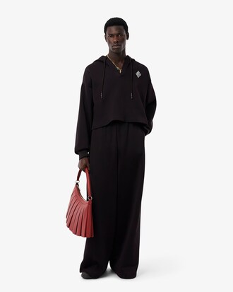 오버사이즈 크롭 후디 스웻셔츠