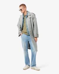 코튼 립 반팔 폴로 스웨터