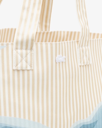 썸머팩 XL 탑지퍼 코튼 토트백