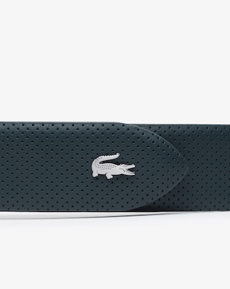 라코스테 레터링 기본 버클 벨트