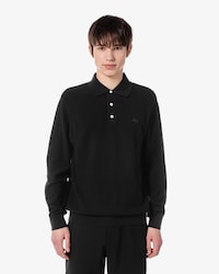 피케조직 카라 스웨터 폴로