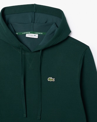 더블페이스 피케 후드 스웻셔츠