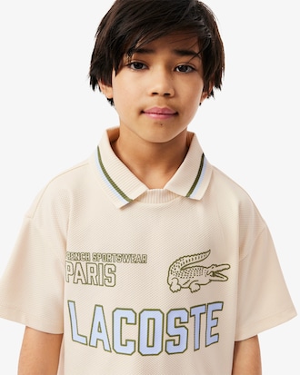 키즈 파리 매쉬 반팔 폴로