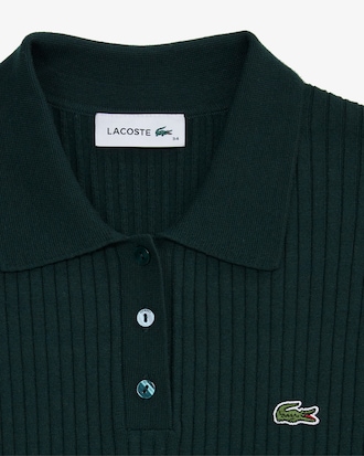 립조직 반팔 스웨터 폴로