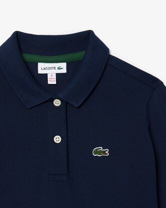 베이직 긴팔 피케 원피스